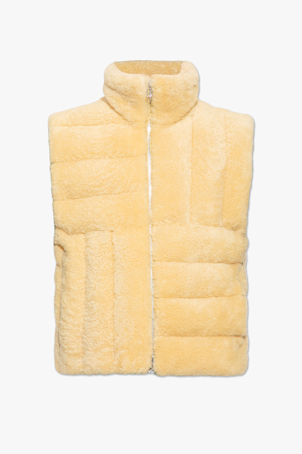 VIP【送料関税込】BOTTEGA VENETA LEAHTER SHEARLING VEST Bottega Veneta | Sweaters | Bottega Veneta Women Leahter